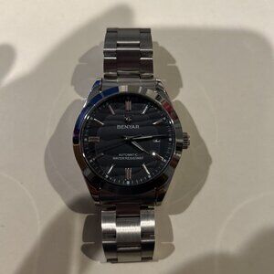 Benyar BY-9018 Automatic Black Sand 40mm Watch with Bracelet